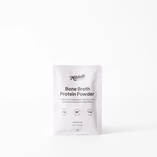 Mitchell's Bone Broth Protein Powder- Unflavoured 30g*Single