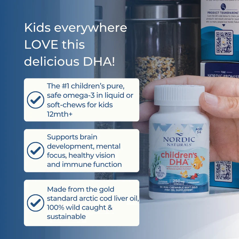 Nordic Naturals Children’s DHA Liquid - Strawberry 119ml