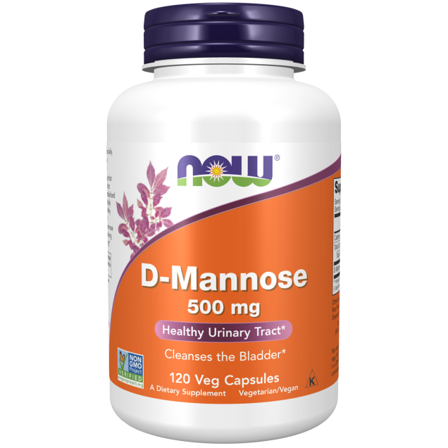 NOW D-Mannose, 500 mg 120 VC