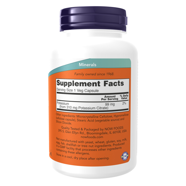 NOW Potassium Citrate 99mg 180C
