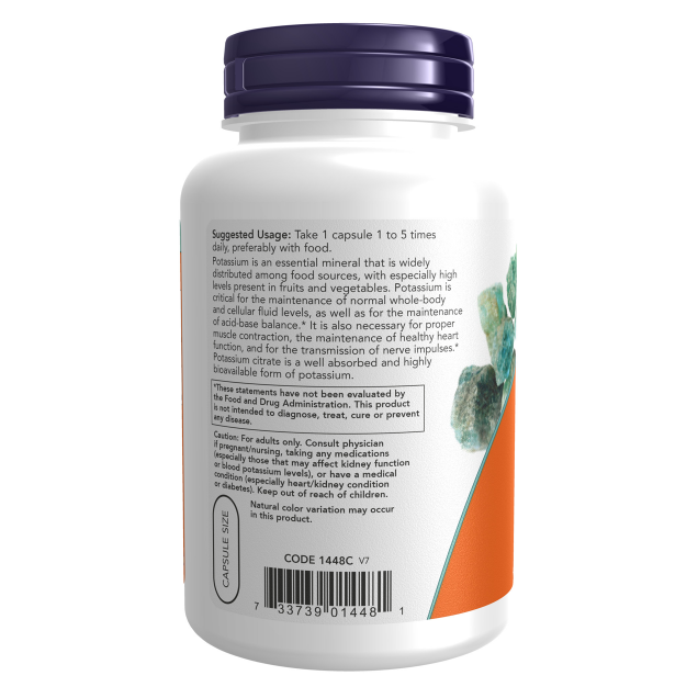 NOW Potassium Citrate 99mg 180C