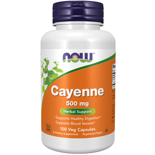 NOW Cayenne 500mg 100vc