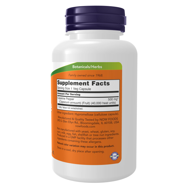 NOW Cayenne 500mg 100vc