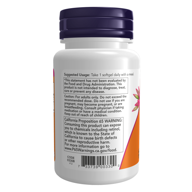 NOW Vitamin A 10,000 IU, 100SG