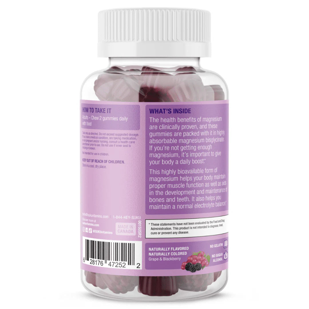 SUKU Mega Magnesium 50 gummies