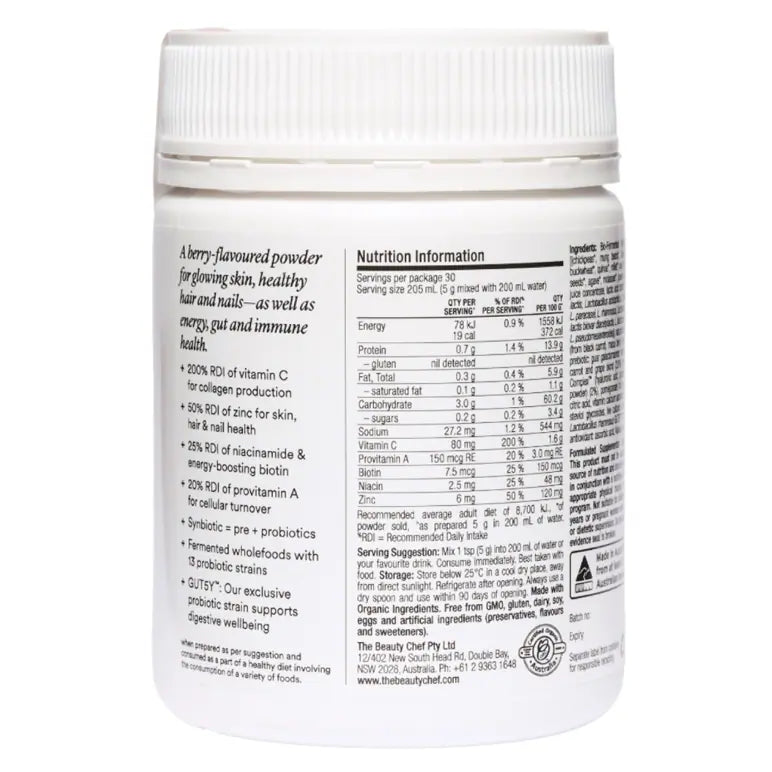 The Beauty Chef Glow Inner Beauty 150gm Berry