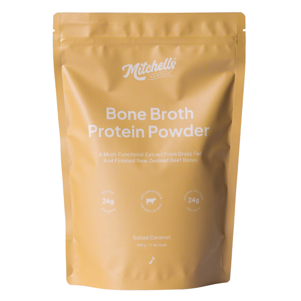 Mitchell's Bone Broth Protein Salted Caramel 500gm