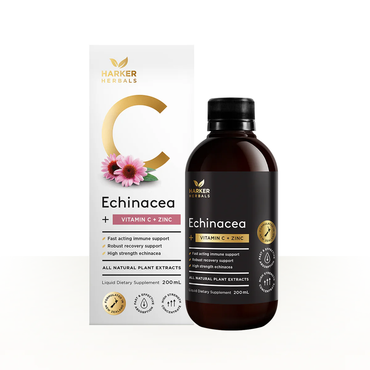 Harker's Echinacea +VitC +Zinc 200ml