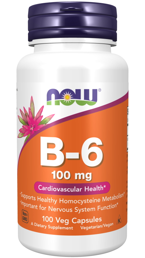 NOW Vitamin B6 100mg 100C