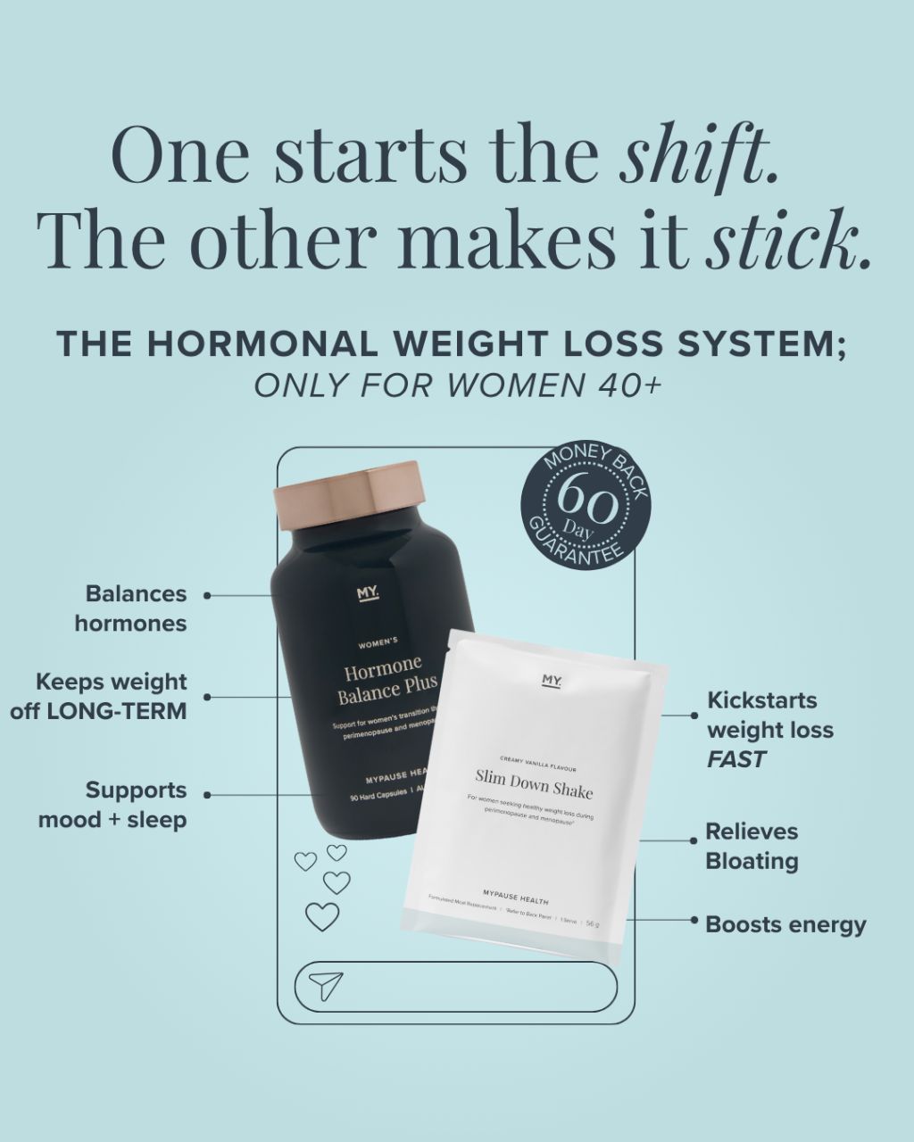 MYPAUSE Slim Down Shake 15 Serves Choc