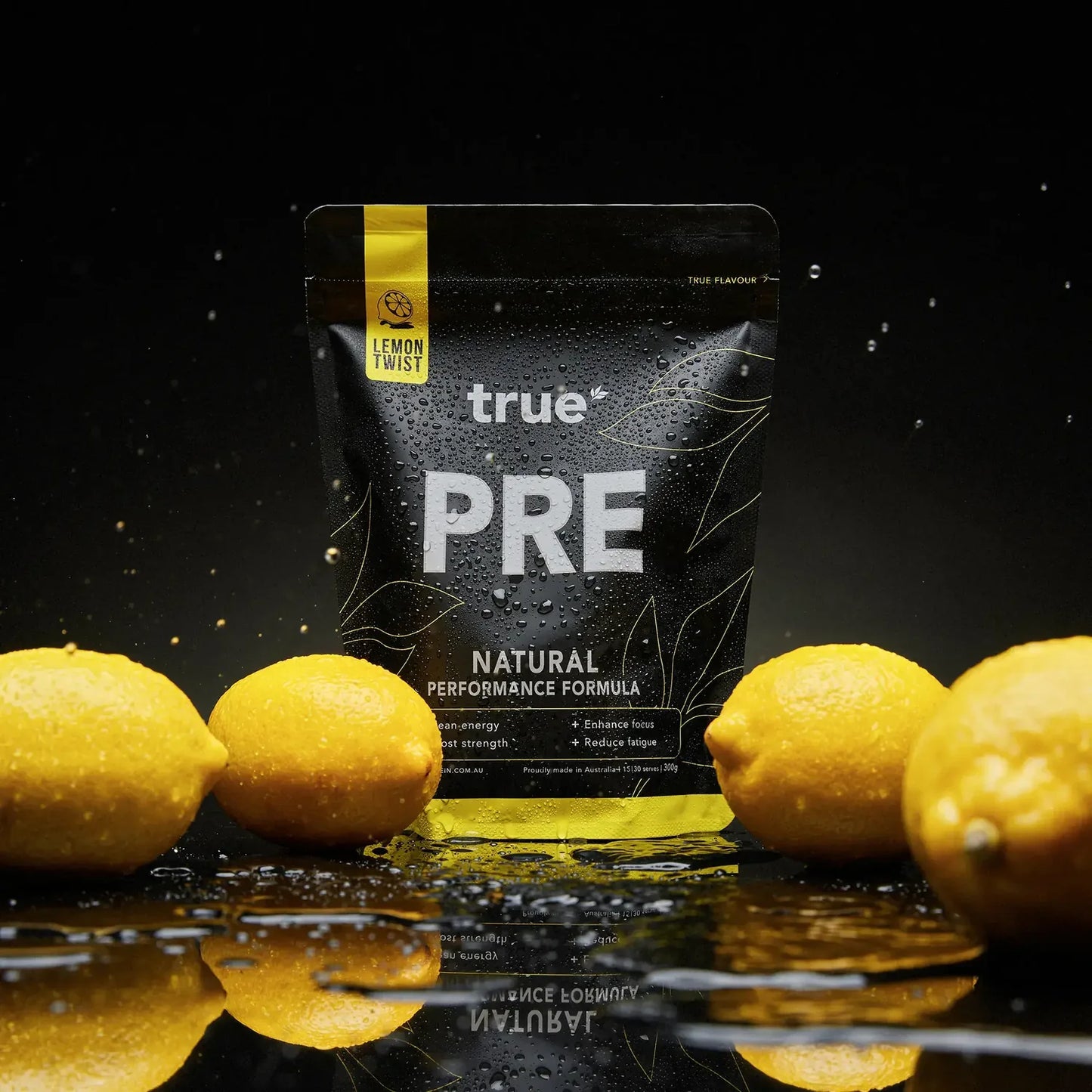 True PRE Workout Green Apple 300gm 30serves