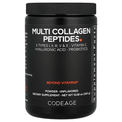 CodeAge Multi Collagen Peptides+ (Enhanced), 300g