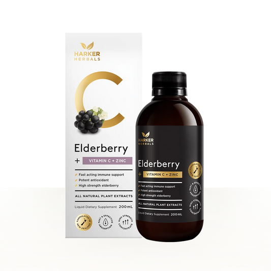 Harker Elderberry+ Vitamin C 200ml