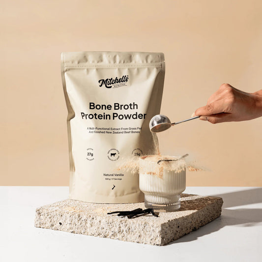 Mitchell's Bone Broth Protein Vanilla 500gm