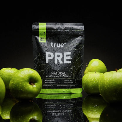 True PRE Workout Green Apple 300gm 30serves