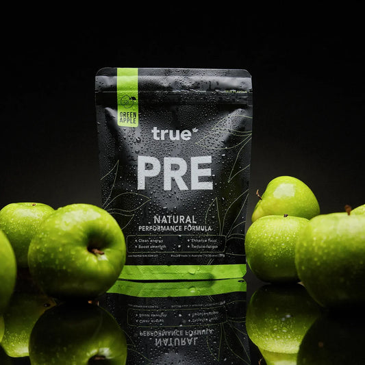 True PRE Workout Green Apple 300gm 30serves