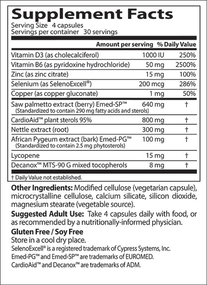 Dr' Best Comprehensive Prostate Formula