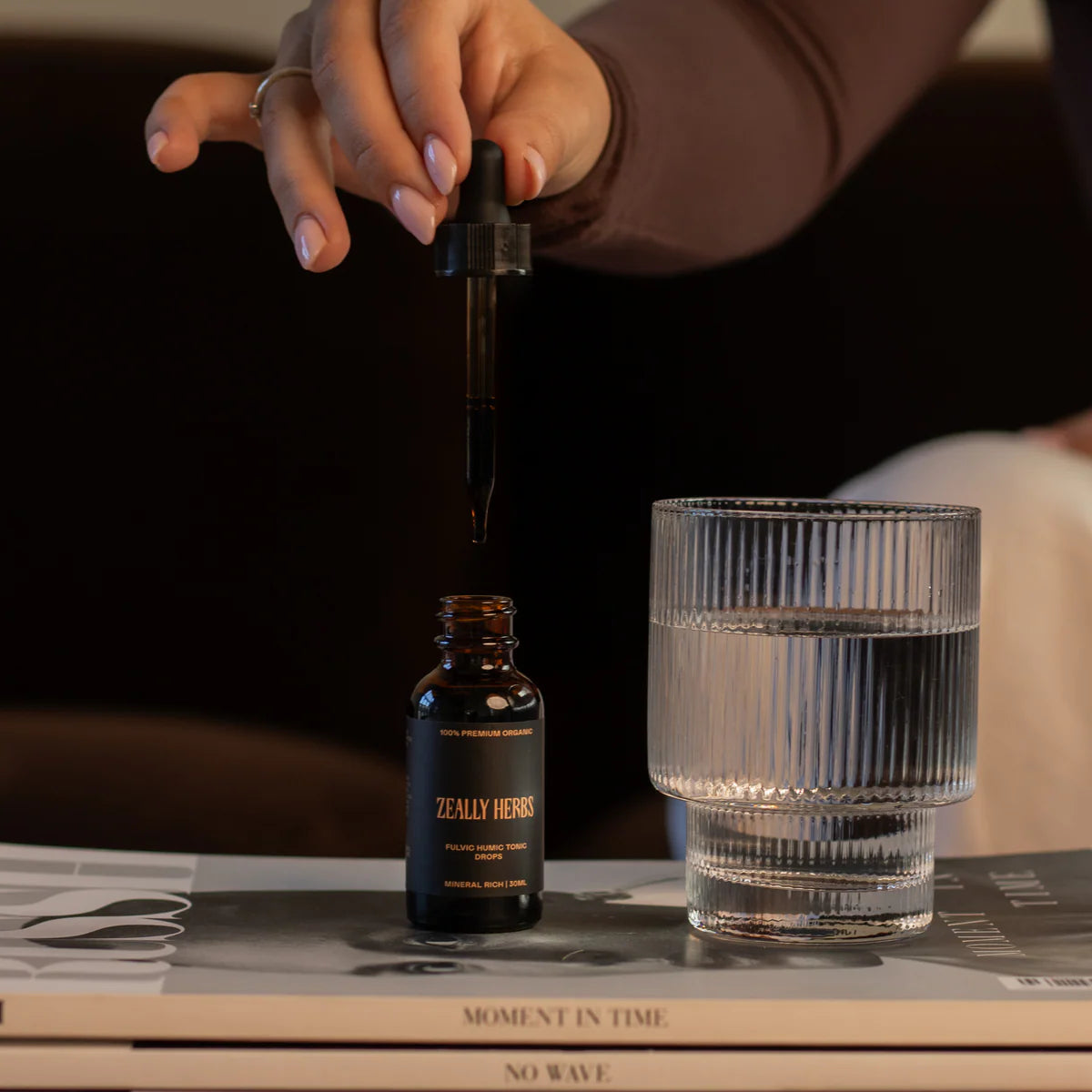 Zeally Herbs Fulvic Humic | Heavy Metal & Toxin Binder Tonic Drops 30ml