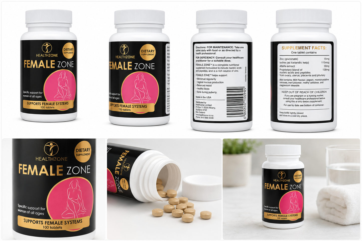 HealthZone Female Zone 100 Tablets