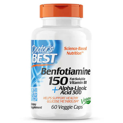 Dr's Best Benfotiamine150 mg + Alpha Lipoic acid 300mg