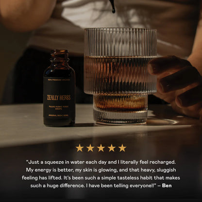 Zeally Herbs Fulvic Humic | Heavy Metal & Toxin Binder Tonic Drops 30ml
