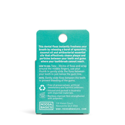 Noosa Basics Dental Floss Spearmint 35m