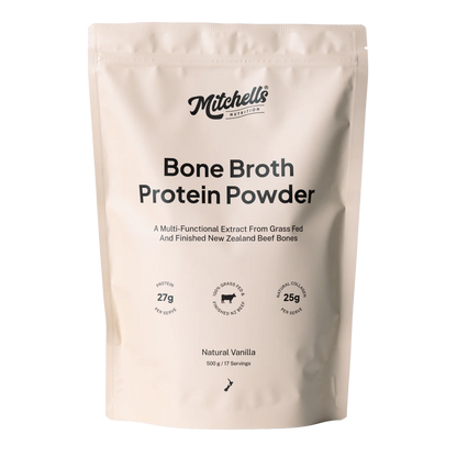 Mitchell's Bone Broth Protein Vanilla 500gm