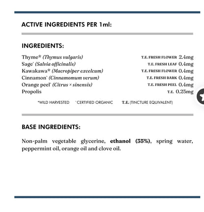Wild Dispensary Defence Throat Spray 30ml