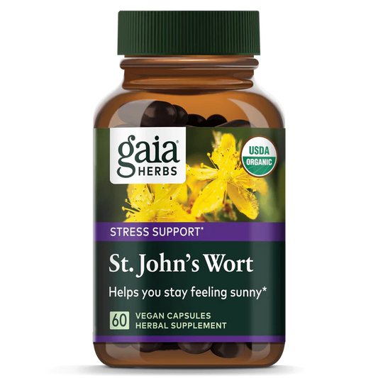 Gaia  Herbs St.John's Wort Stress Support 60 capsules