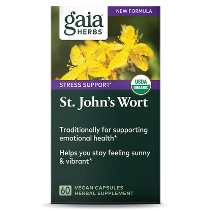 Gaia  Herbs St.John's Wort Stress Support 60 capsules