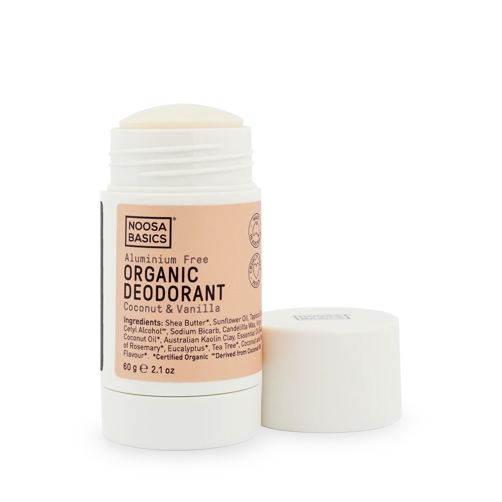 Noosa Basics Deodorant Stick Coconut & Vanilla  60gm