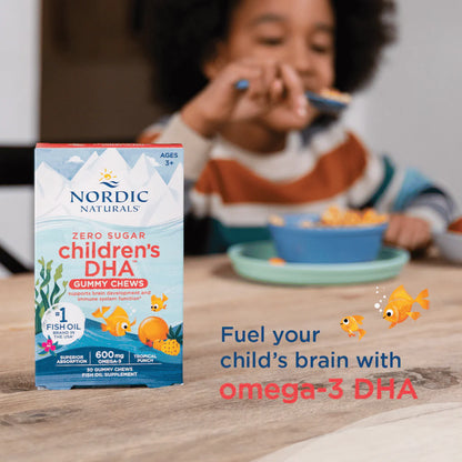 Nordic Naturals Zero Sugar Children's DHA Gummy chews