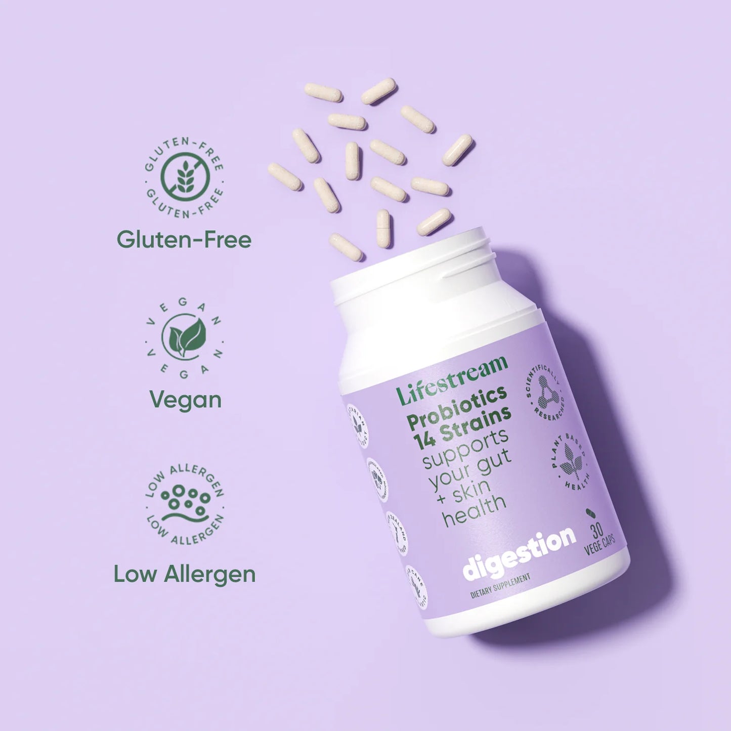 Lifestream Probiotics 14 Strains 60 Vcaps
