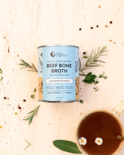 NutraOrganics Beef Bone Broth Hearty Original
