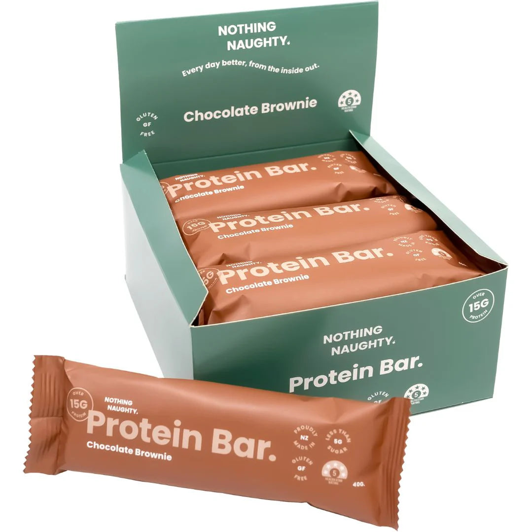 Nothing Naughty Protein Bar- Choc Brownie
