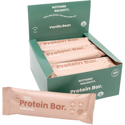 Nothing Naughty   Protein Bar- Vanilla Bean