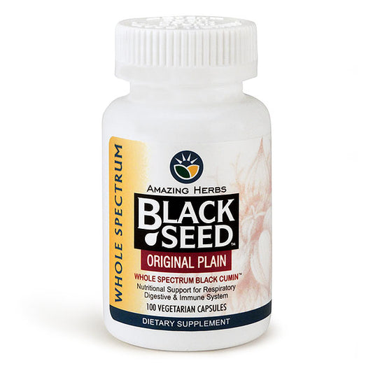 Amazing Herbs Black Seed ORIGINAL PLAIN, 100 vc