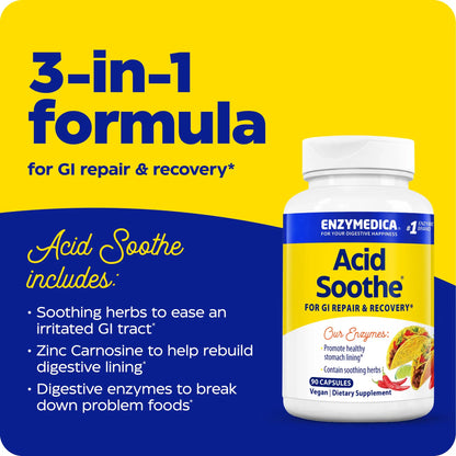 Enzymedica Acid Soothe 30 caps