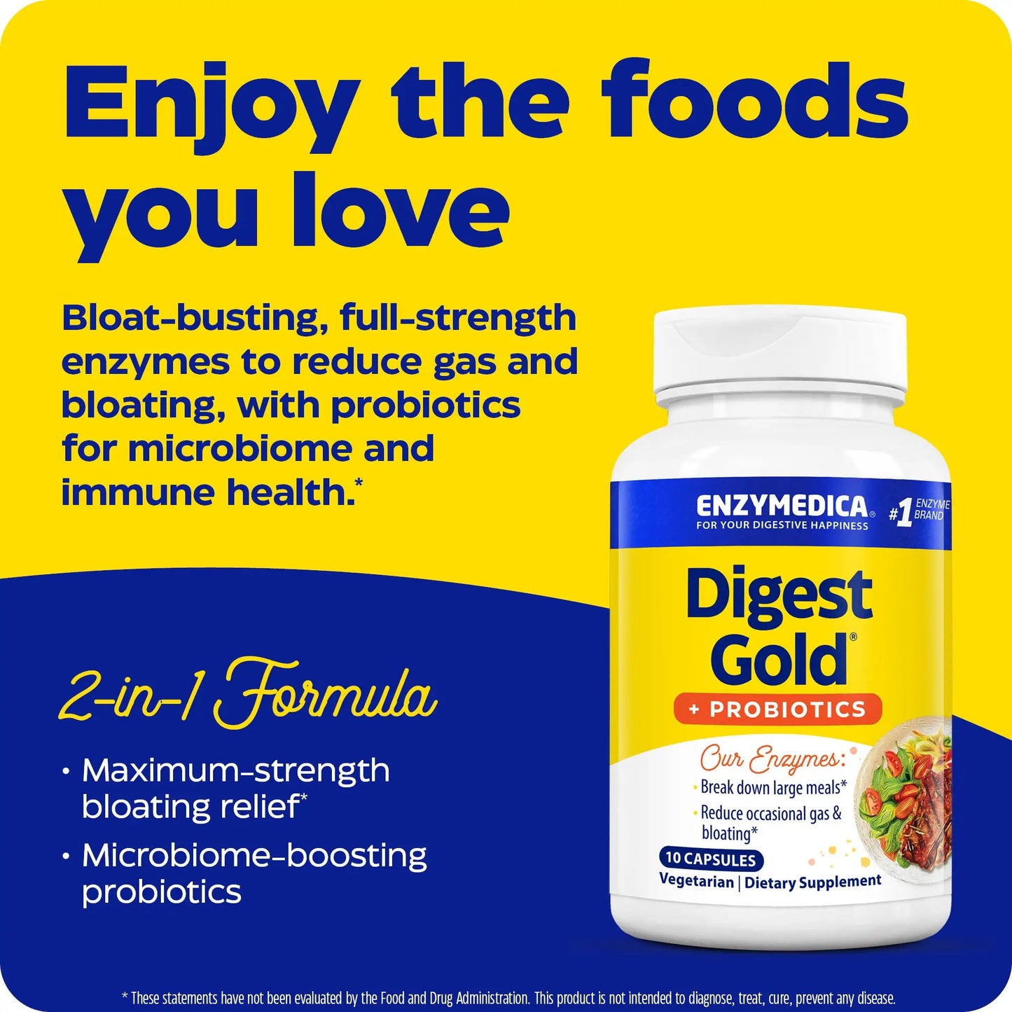 Enzymedica Digest Gold + Probiotics 90 caps
