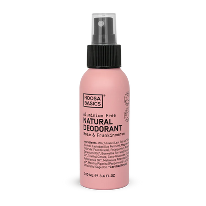 Noosa Basics Natural Deodorant Spray Rose & Frankincense 100 ml