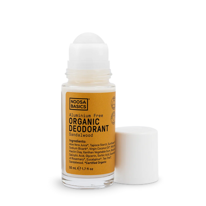 NoosaBasics Deodorant Sandalwood Roll on 50ml