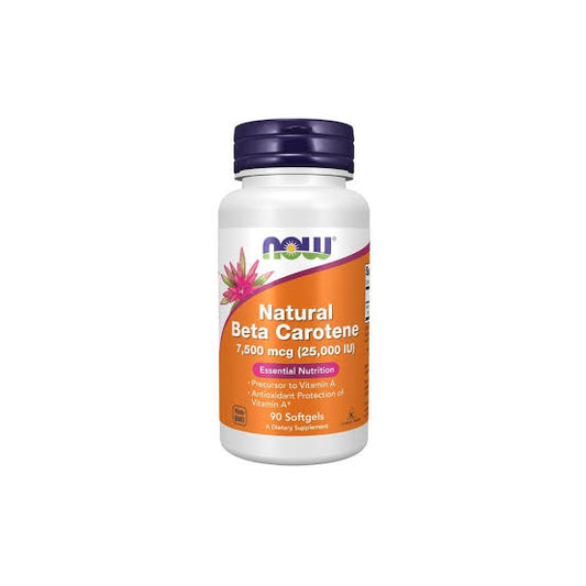NOW Beta-Carotene 25,000iu (Algae) 90sg