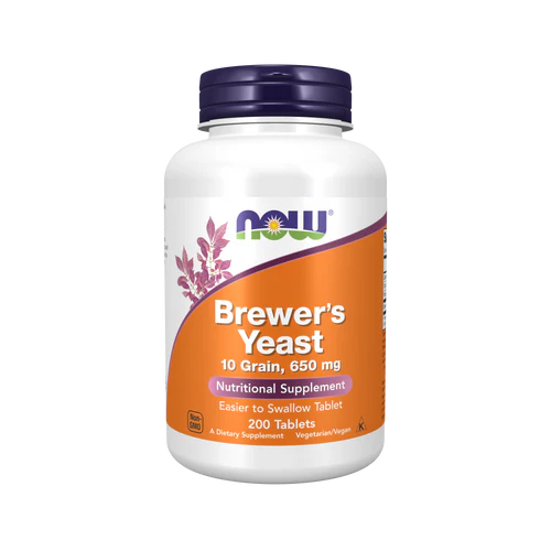 NOW Brewer's Yeast 650 mg Tablets 200T