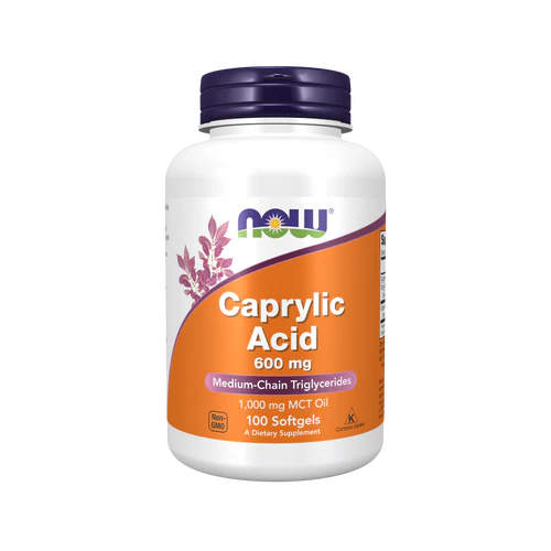 NOW Caprylic Acid, 600 mg 100SG