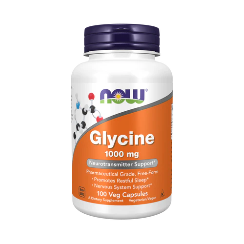 NOW Glycine, 1,000 mg 100VC