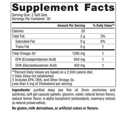 Nordic Naturals Ultimate Omega,  60sg