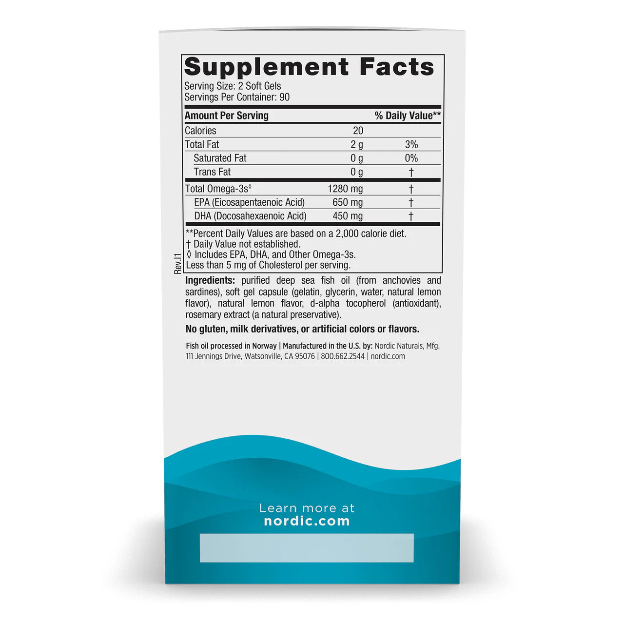 Nordic Naturals Ultimate Omega 180sg