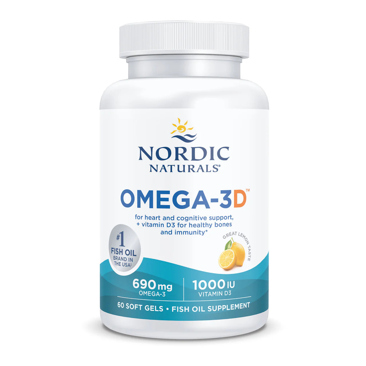 Nordic Naturals Omega-3D - 60sg