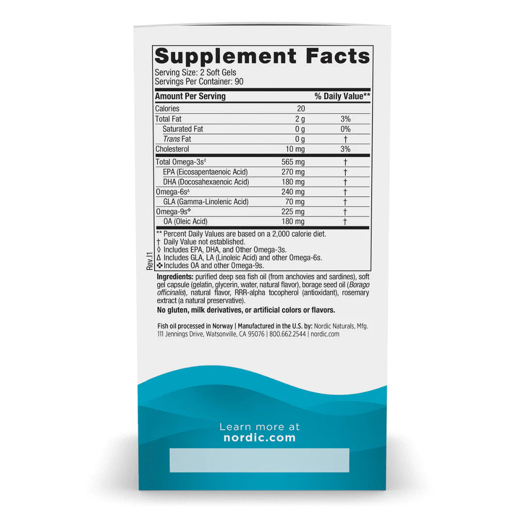 Nordic Naturals Complete Omega 180sg