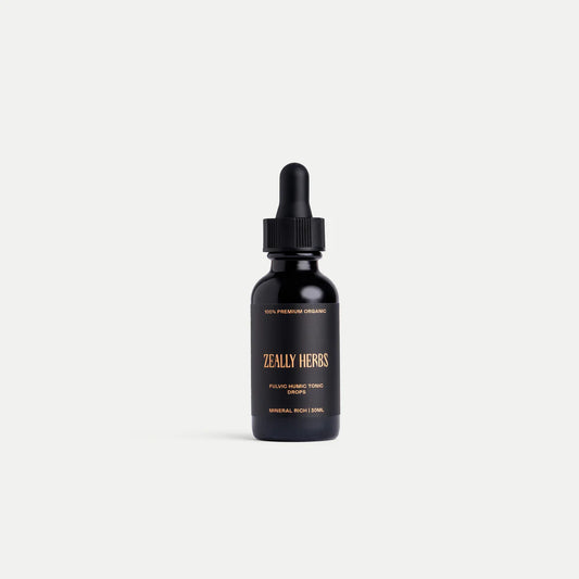 Zeally Herbs Fulvic/Humic acid- Heavy Metals & Toxin Binder 30ml